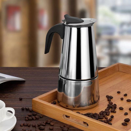 Stainless Steel Coffee Pot - Latte Stove Percolator